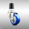 Service Caster 3 Inch 316SS Blue Polyurethane Wheel Swivel 1-3/4 Inch Expanding Stem Caster SCC-SS316EX20S314-PPUB-BLUE-134 - alternate 1